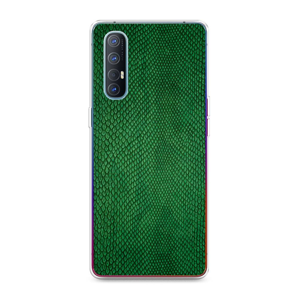 

Чехол Awog на Oppo Reno 3 Pro "Изумрудная змея", Разноцветный, 252550-3