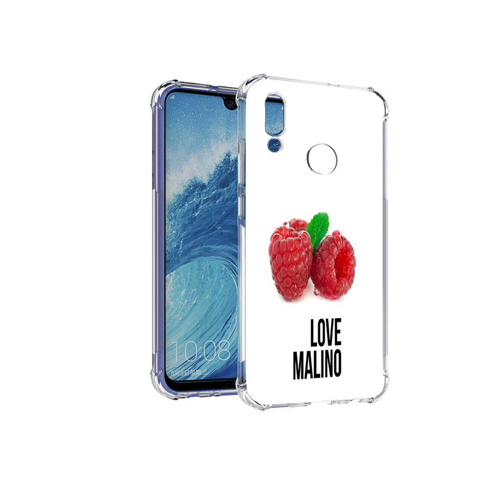 Чехол MyPads Tocco для Huawei P Smart (2019) Бренд лове малино