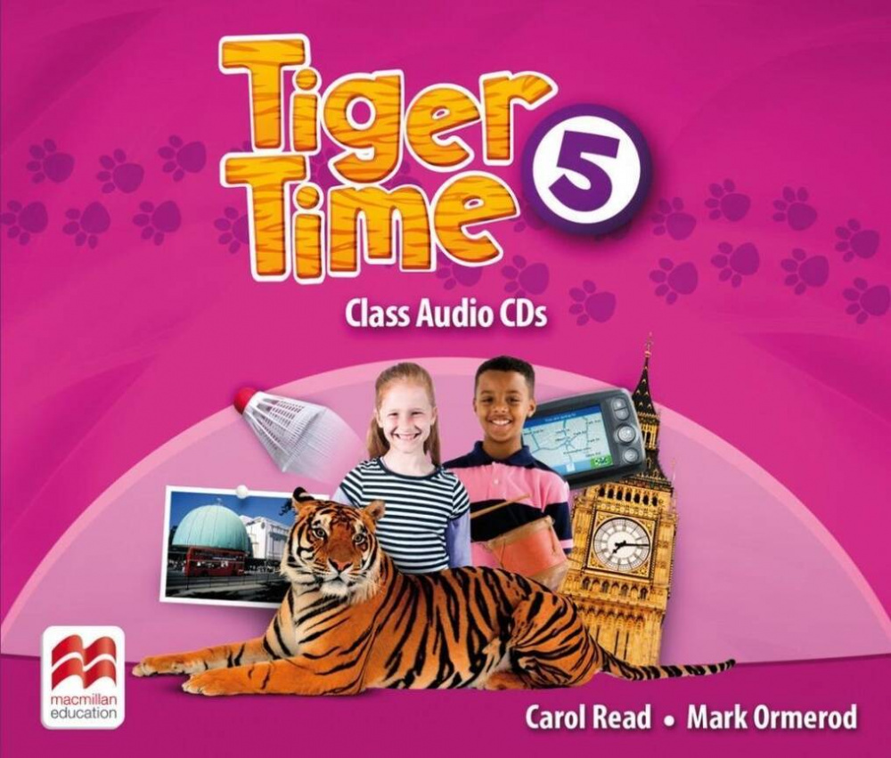 фото Книга tiger time 5 class audio cds macmillan elt