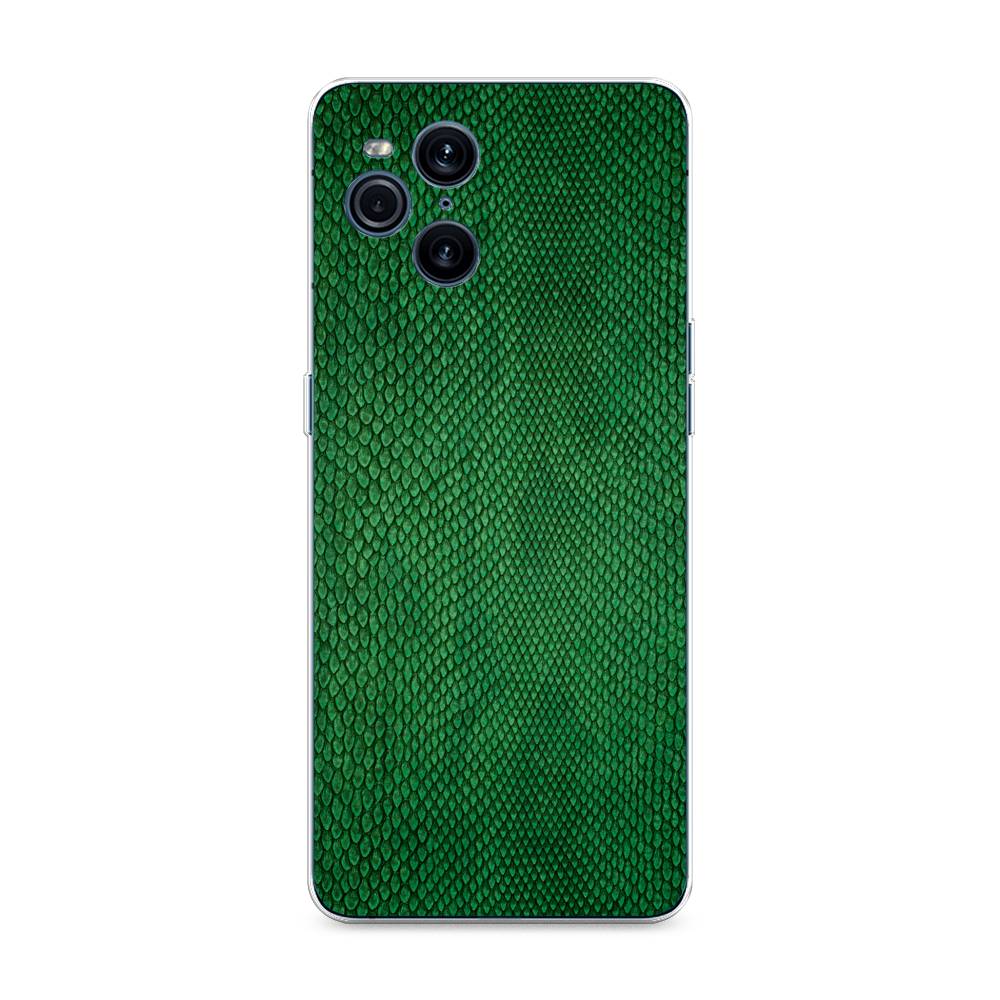 

Чехол Awog на Oppo Find X3 Pro "Изумрудная змея", Разноцветный, 255750-3
