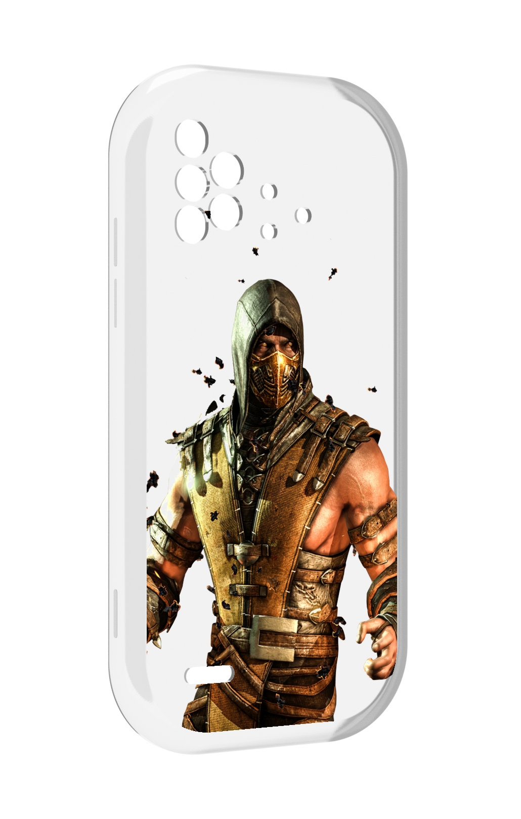 

Чехол MyPads Mortal Kombat scorpion для UMIDIGI Bison X10 / X10 Pro, Прозрачный, Tocco