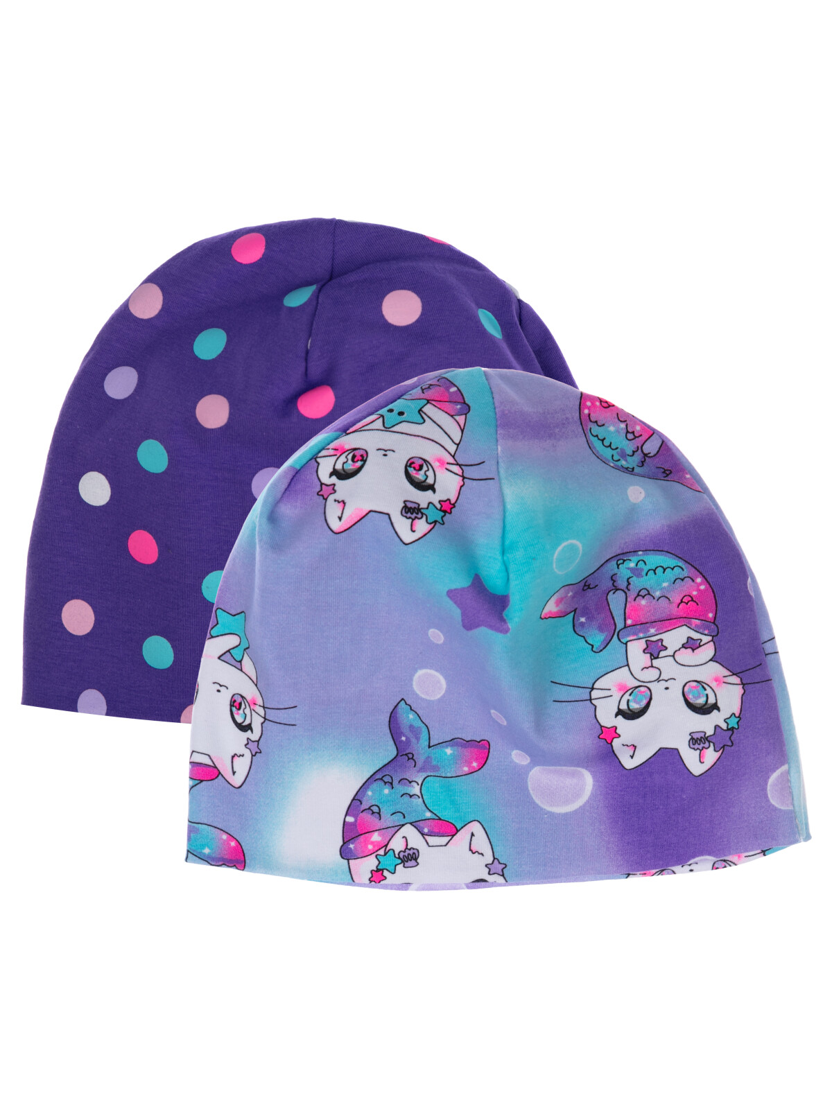 

Шапка детская 2 шт PlayToday 12422408, разноцветный, 52, 12422408