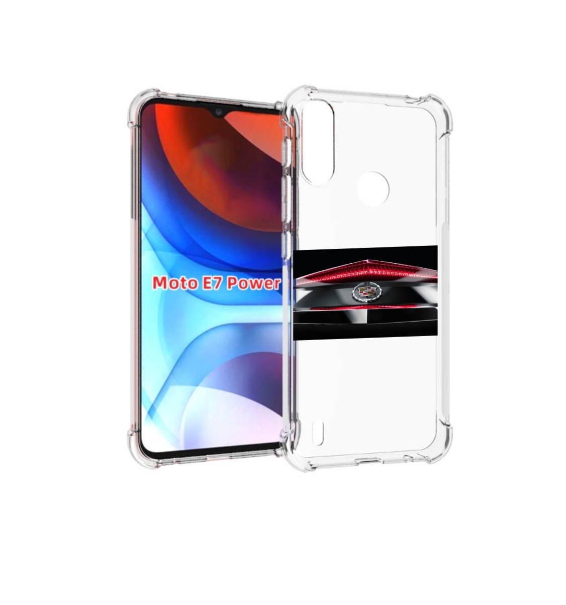 

Чехол MyPads cadillac 3 мужской для Motorola Moto E7 Power, Прозрачный, Tocco