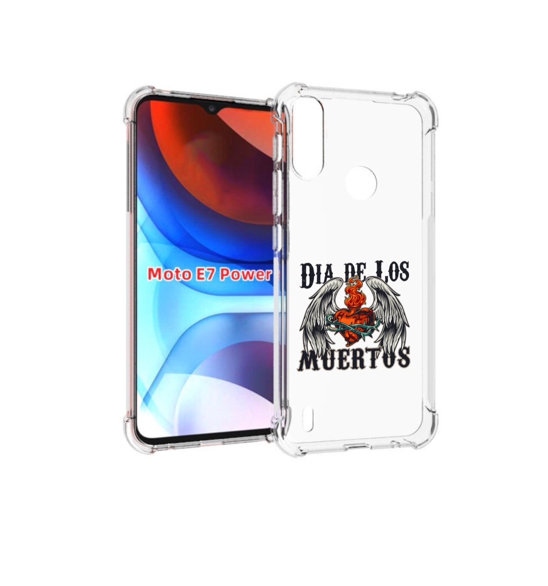 

Чехол MyPads burning-heart для Motorola Moto E7 Power, Прозрачный, Tocco