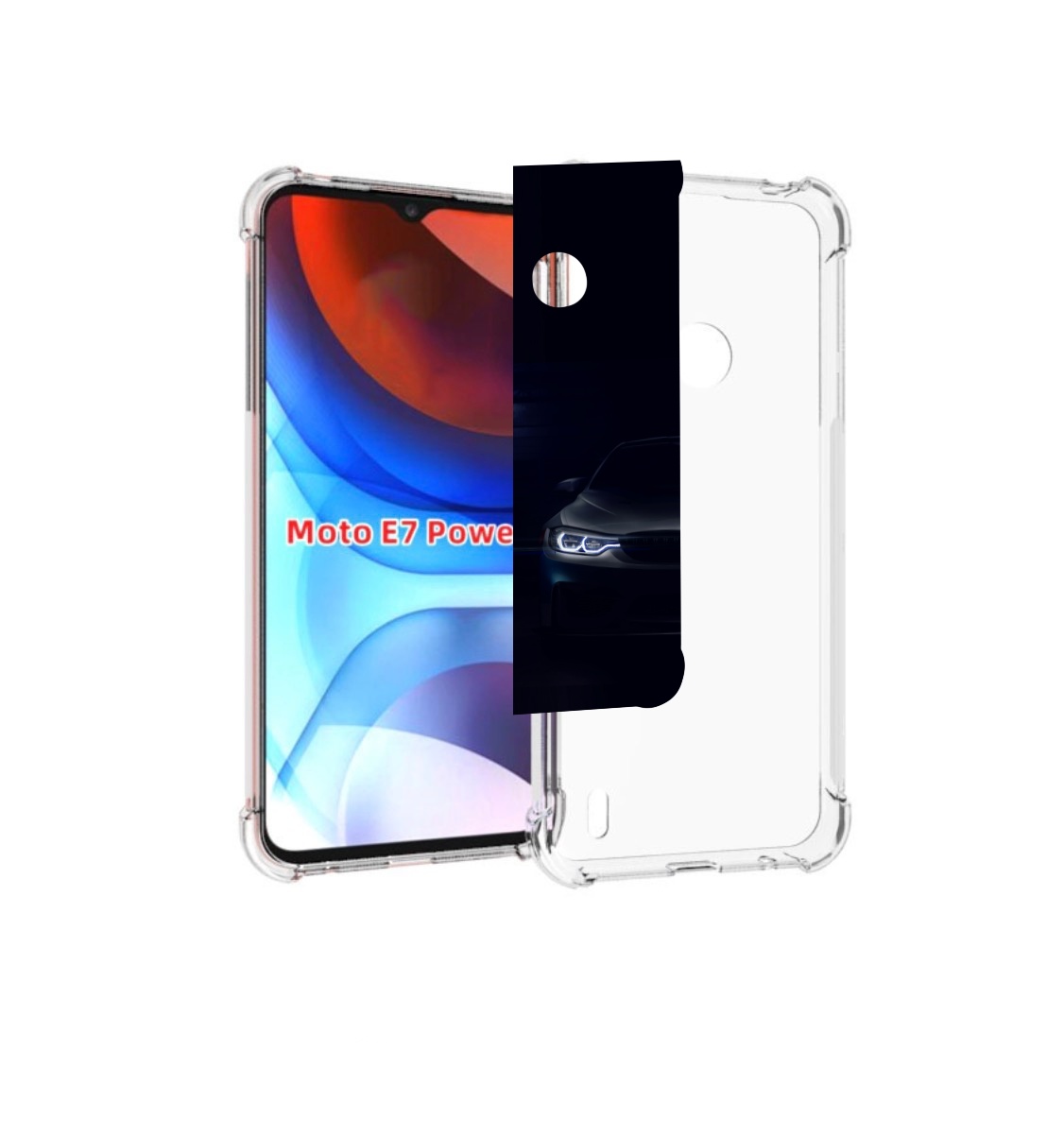 

Чехол MyPads bmw 1 мужской для Motorola Moto E7 Power, Прозрачный, Tocco
