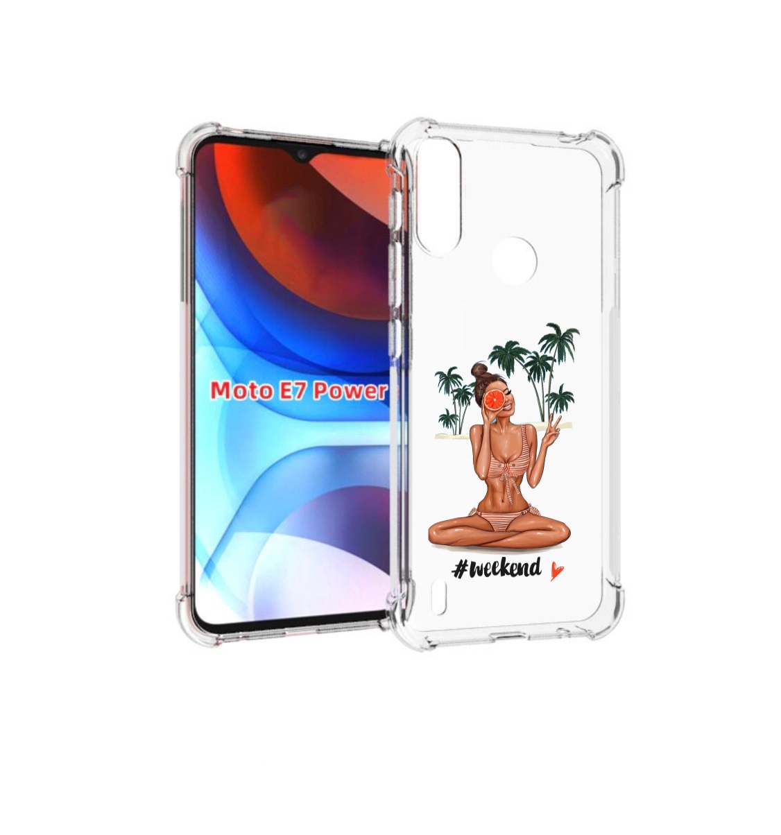 

Чехол MyPads Weekend для Motorola Moto E7 Power, Прозрачный, Tocco