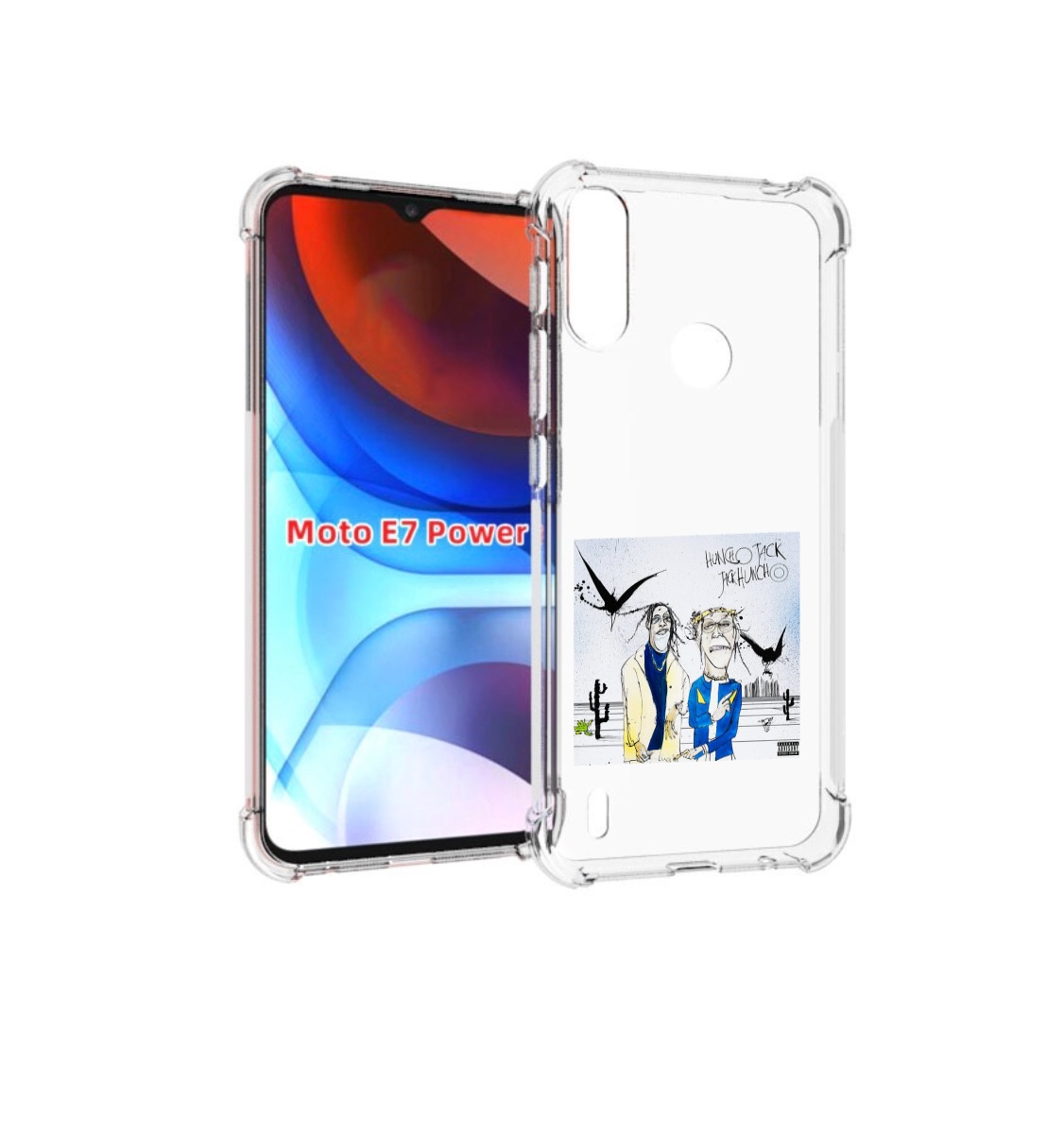 

Чехол MyPads Travis Scott & Quavo - Huncho Jack, Jack Huncho для Motorola Moto E7 Power, Прозрачный, Tocco