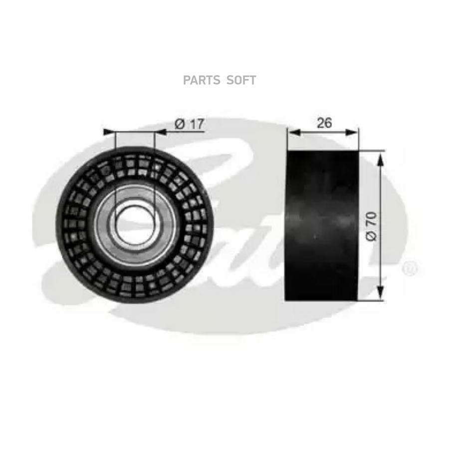 

Ролик приводного ремня Gates t38018