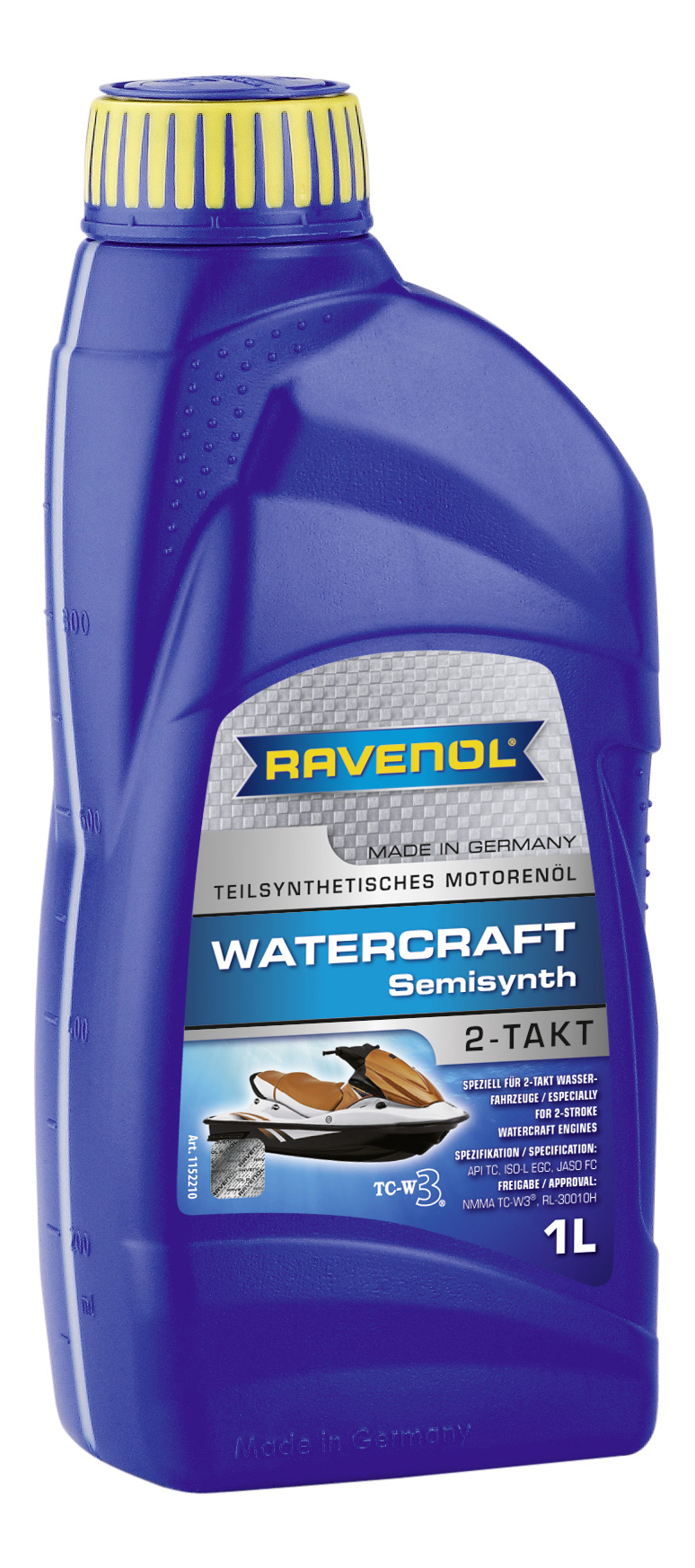 

Моторное масло Ravenol Watercraft Teilsynth. 2-Takt 1л