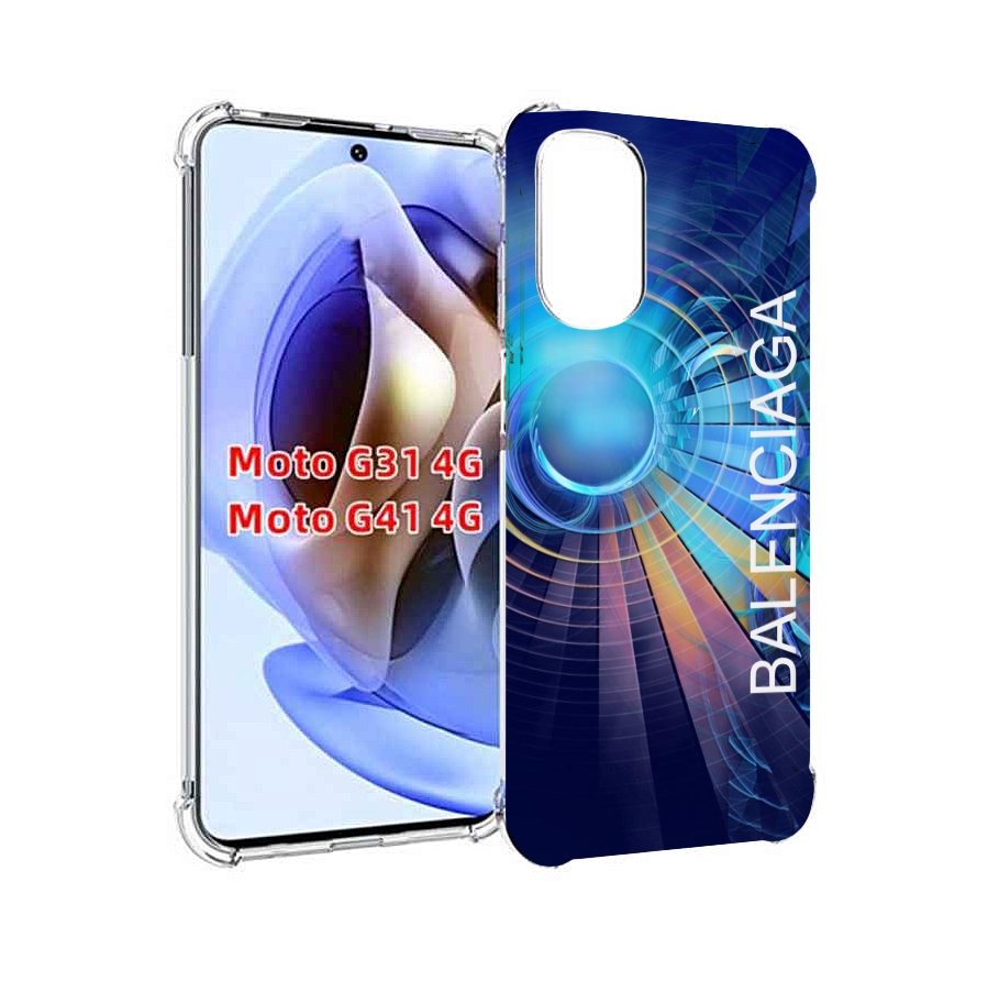 

Чехол MyPads Баленсиага-абстракция для Motorola Moto G31 4G / G41 4G, Прозрачный, Tocco