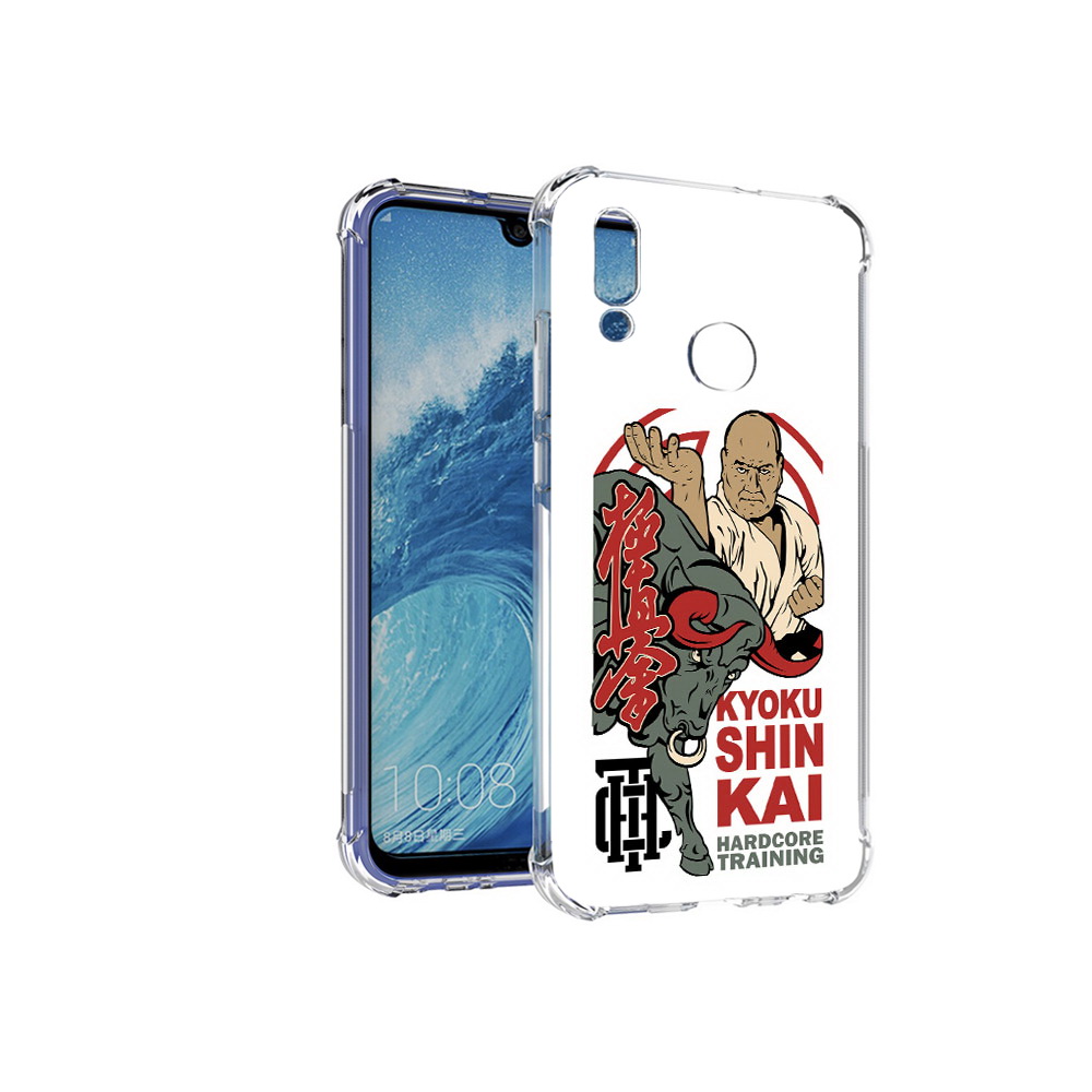 

Чехол MyPads Tocco для Huawei P Smart (2019) единоборства рисунок, Прозрачный, Tocco