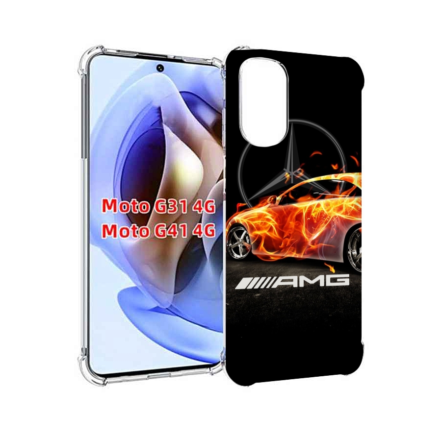

Чехол MyPads АМГ мужской для Motorola Moto G31 4G / G41 4G, Прозрачный, Tocco