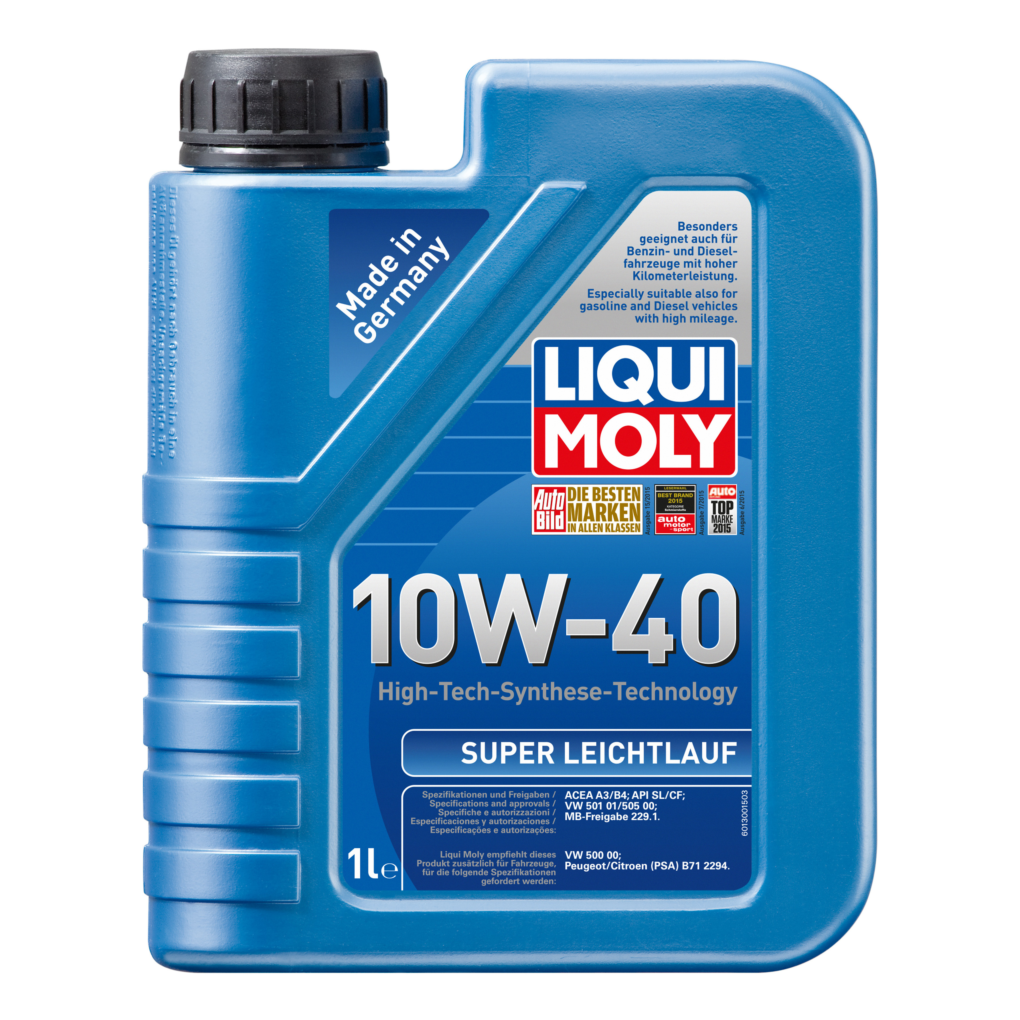 

Моторное масло LIQUI MOLY Super Leichtlauf 10W40 1л