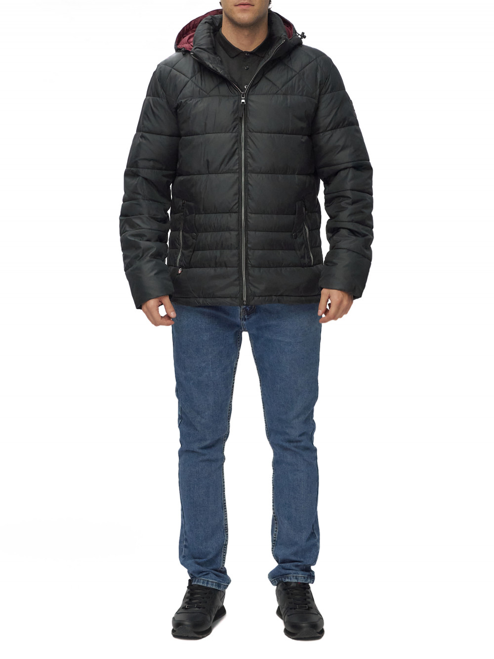 

Куртка мужская NoBrand AD62179 черная 48 RU, Черный, AD62179