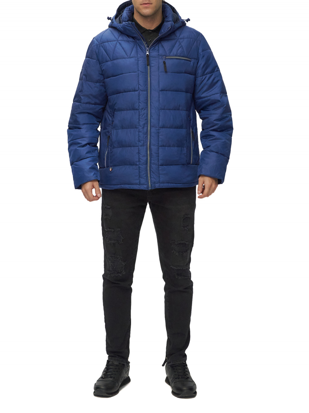 

Куртка мужская NoBrand AD62187 синяя 48 RU, Синий, AD62187