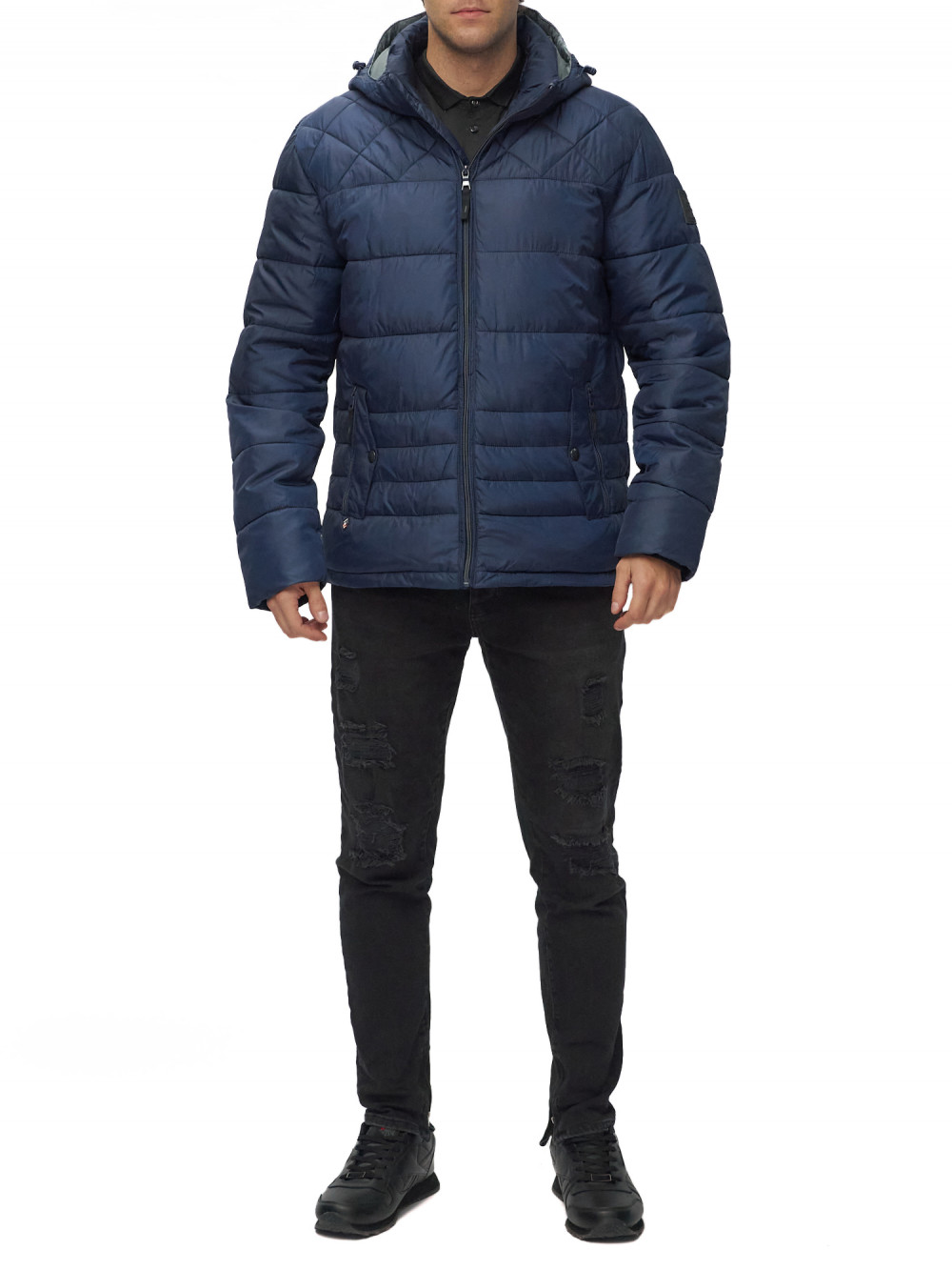 

Куртка мужская NoBrand AD62187 синяя 48 RU, Синий, AD62187