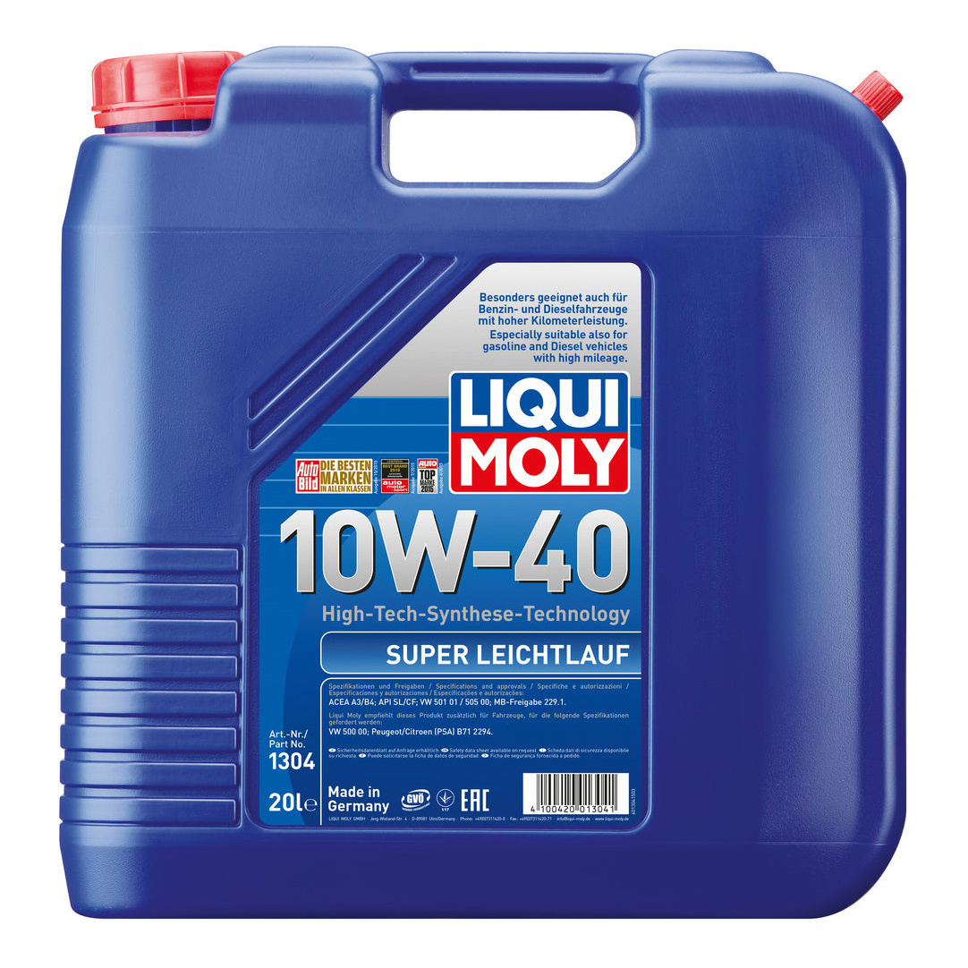 

Моторное масло LIQUI MOLY Super Leichtlauf 10W40 4л