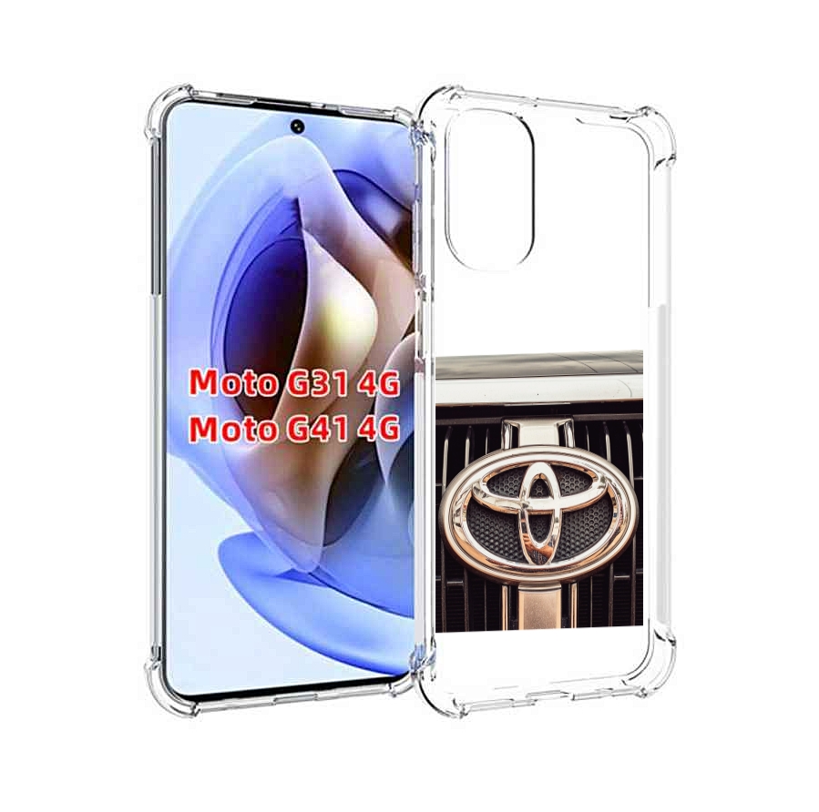 

Чехол Mypads Toyota 3 Для Motorola Moto G31 4G/G41 4G, Прозрачный, Tocco