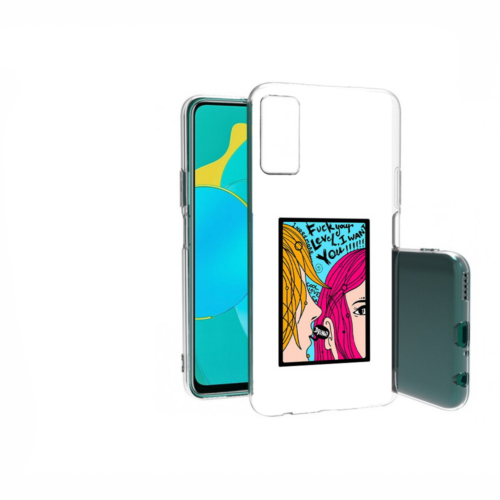 

Чехол MyPads Tocco для Huawei Honor 30S Выпьем, Прозрачный, Tocco