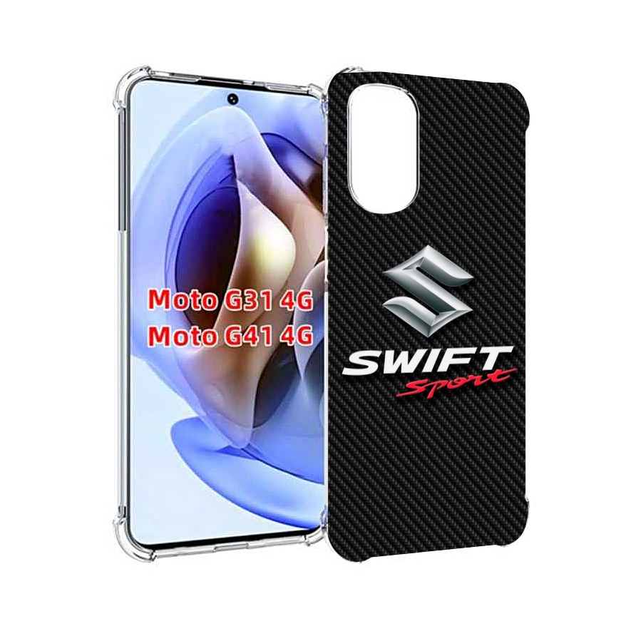 

Чехол Mypads Suzuki 1 Мужской Для Motorola Moto G31 4G/G41 4G, Прозрачный, Tocco