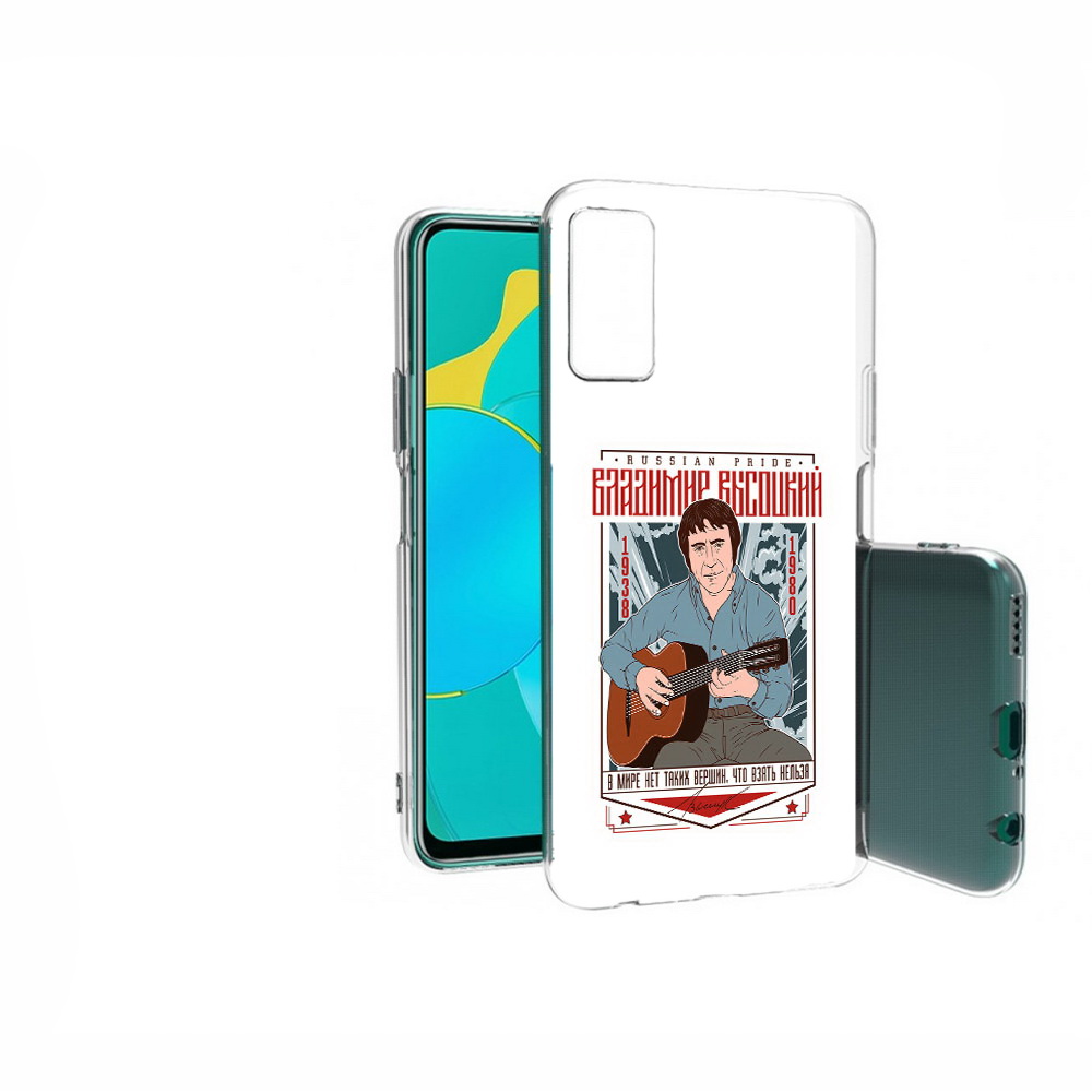 Чехол MyPads Tocco для Huawei Honor 30S Владимир Высоцкий