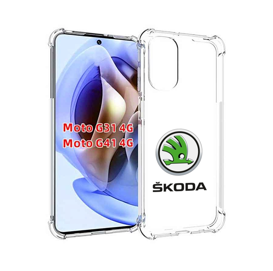 

Чехол Mypads Skoda 4 Мужской Для Motorola Moto G31 4G/G41 4G, Прозрачный, Tocco