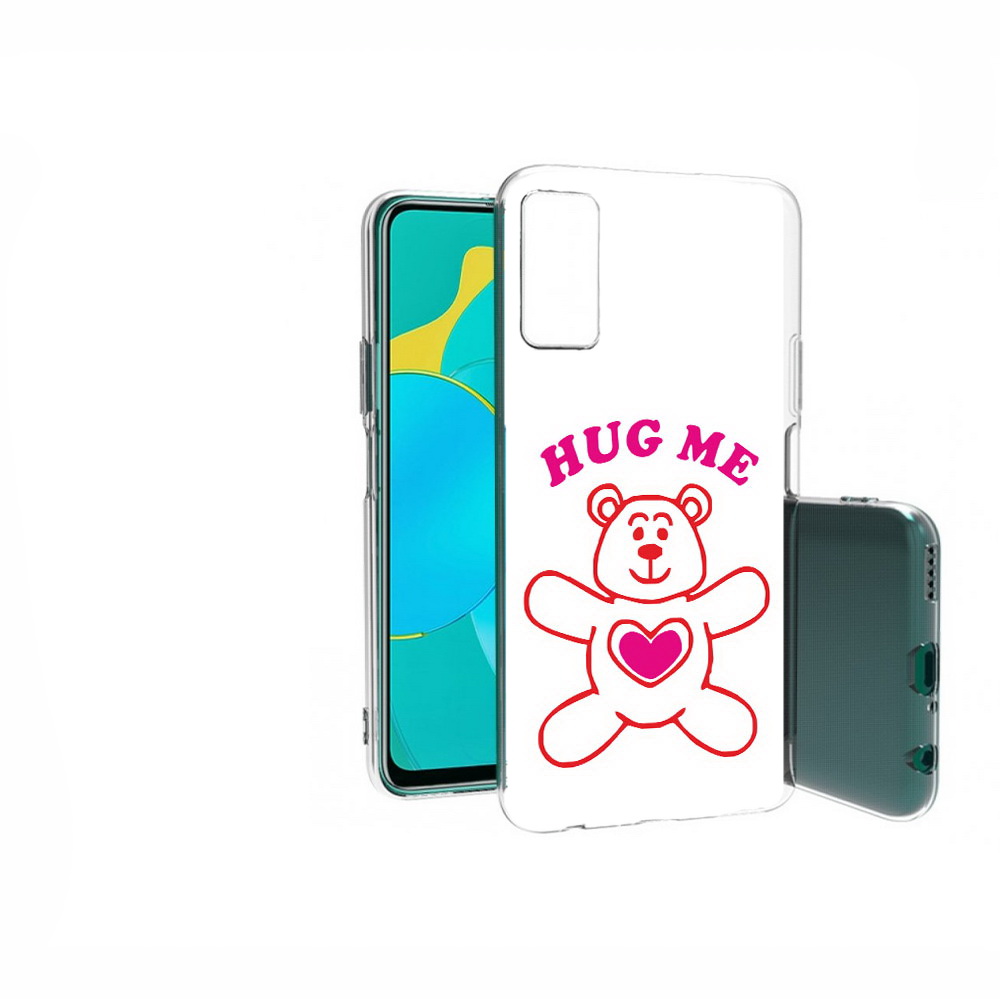 

Чехол MyPads Tocco для Huawei Honor 30S 14 февраля обними меня, Прозрачный, Tocco