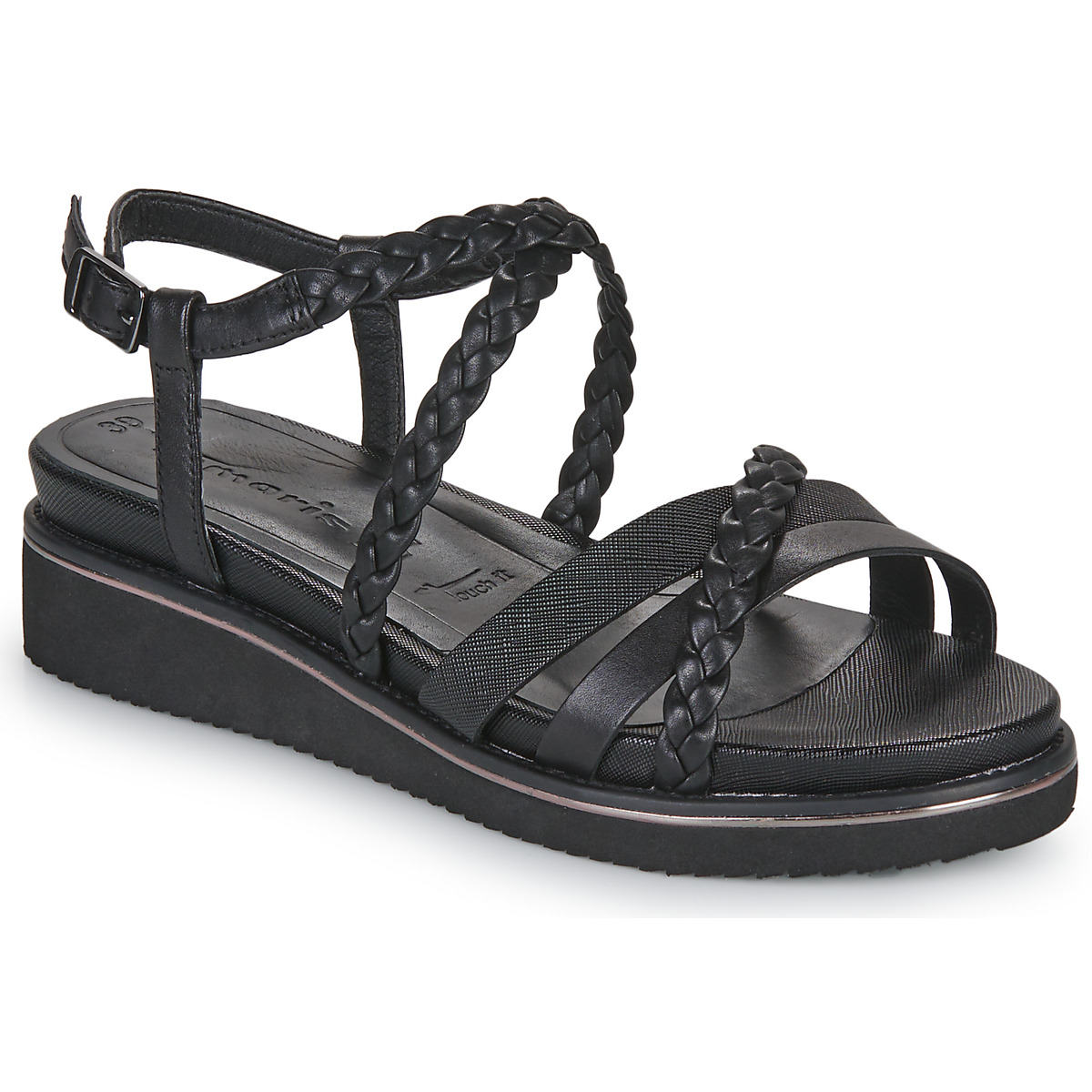 

Сандалии женские Tamaris 24300003 черные 40 EU, Черный, 24300003