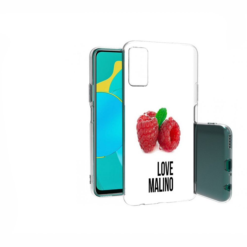 

Чехол MyPads Tocco для Huawei Honor 30S Бренд лове малино, Прозрачный, Tocco