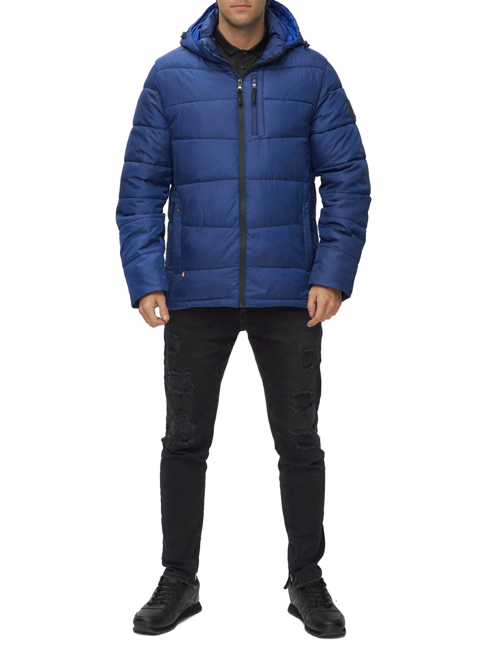 

Куртка мужская NoBrand AD62186 синяя 48 RU, Синий, AD62186