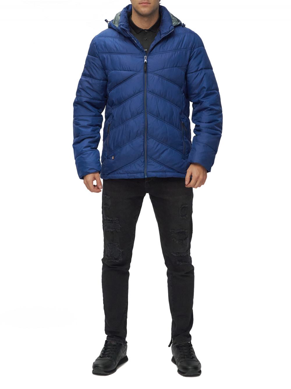 

Куртка мужская NoBrand AD62176 синяя 48 RU, Синий, AD62176
