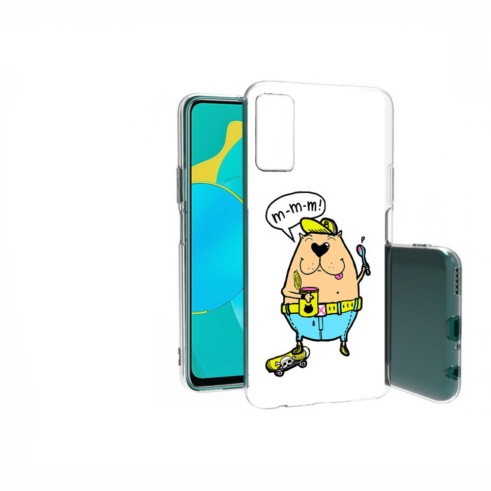 

Чехол MyPads Tocco для Huawei Honor 30S Бобр, Прозрачный, Tocco