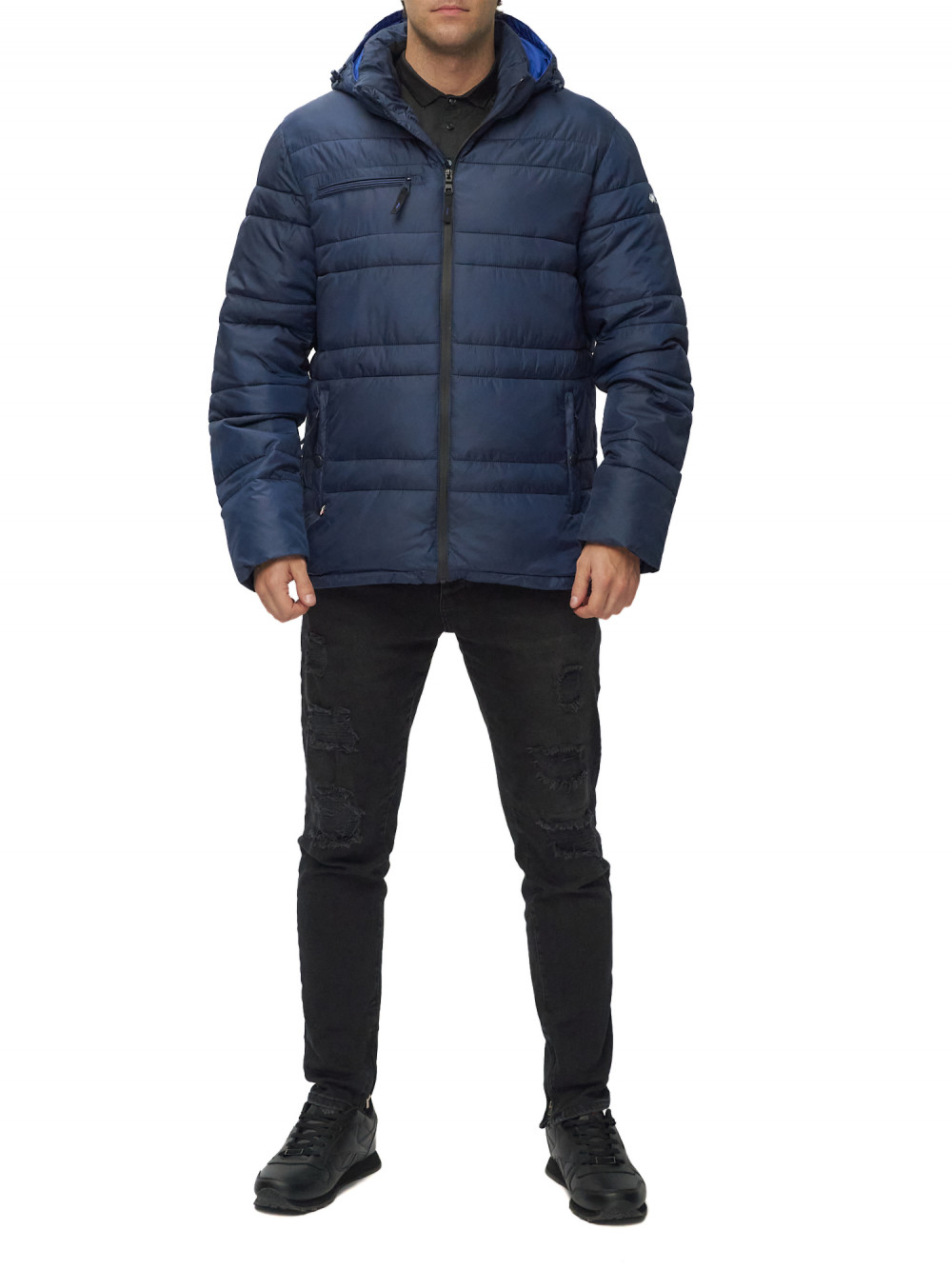 

Куртка мужская NoBrand AD62175 синяя 46 RU, Синий, AD62175
