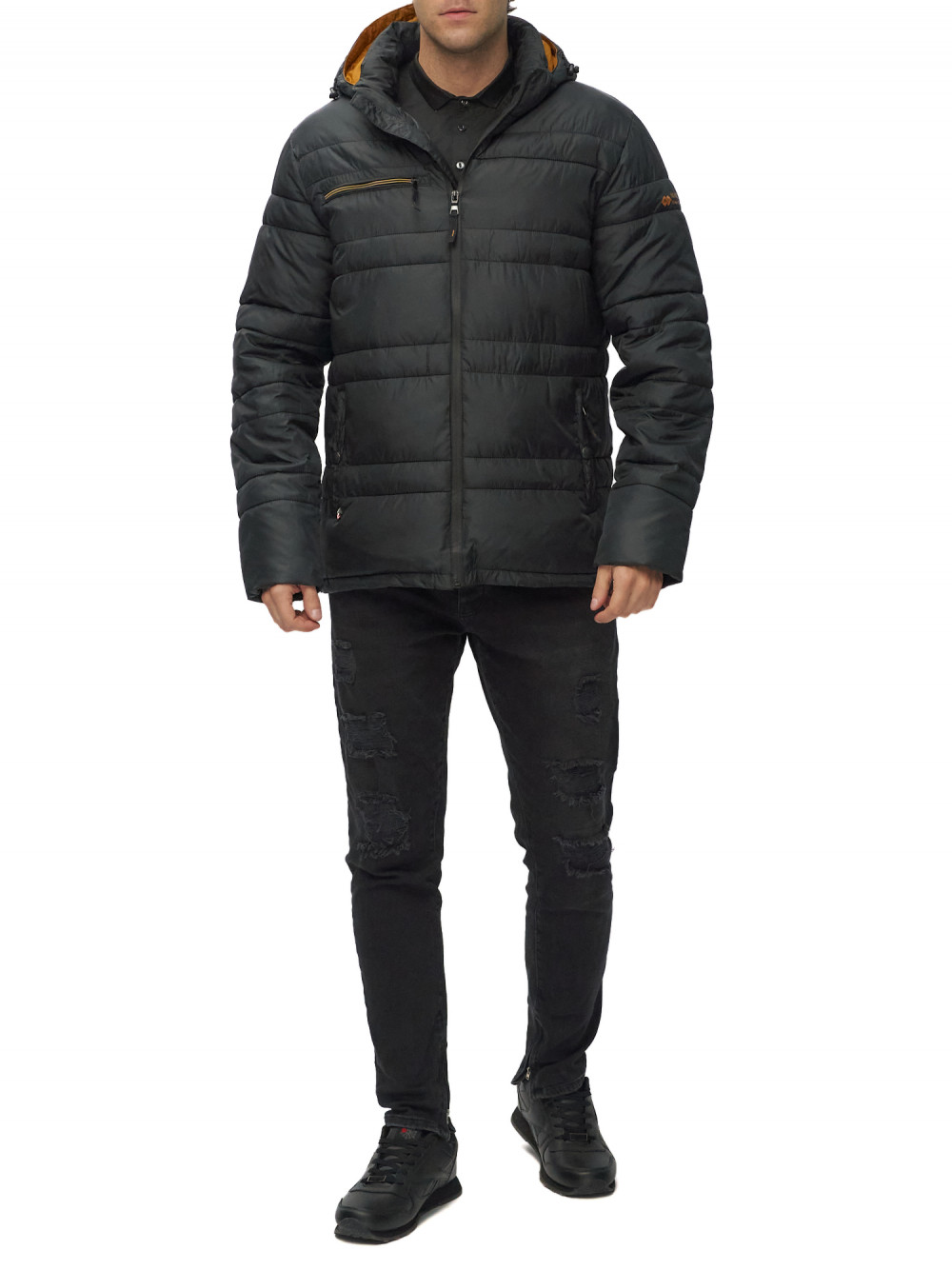 

Куртка мужская NoBrand AD62175 черная 46 RU, Черный, AD62175