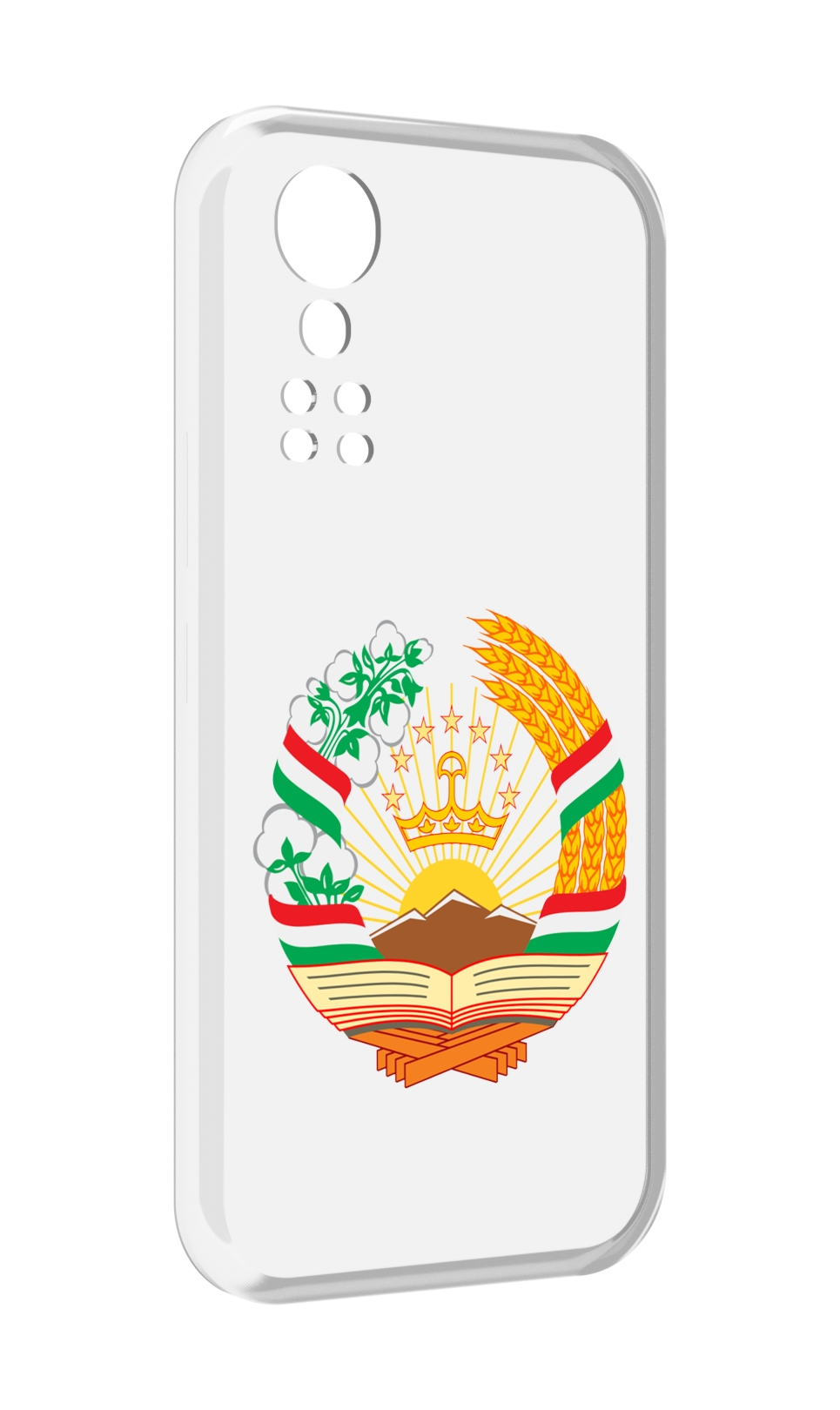 

Чехол MyPads герб-таджикистана для ZTE Axon 30 5G / Axon 30S, Прозрачный, Tocco