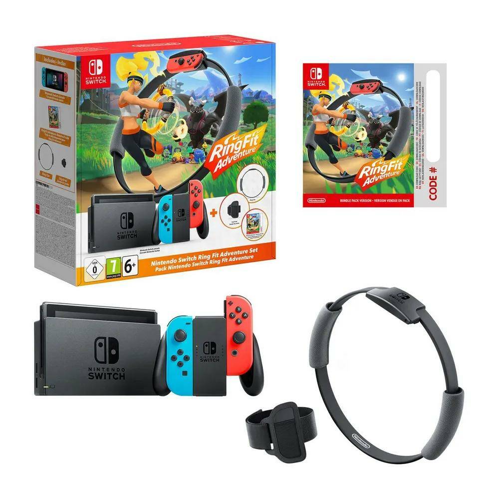 

Игровая приставка New Nintendo Switch Особое издание Ring Fit Adventure Bundle, Разноцветный, Nintendo Switch Особое издание Ring Fit Adventure Bundle
