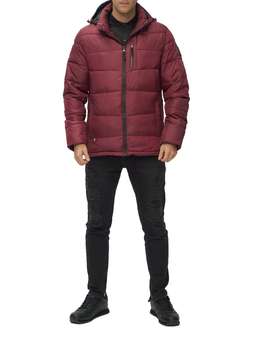 

Куртка мужская NoBrand AD62186 бордовая 46 RU, Бордовый, AD62186