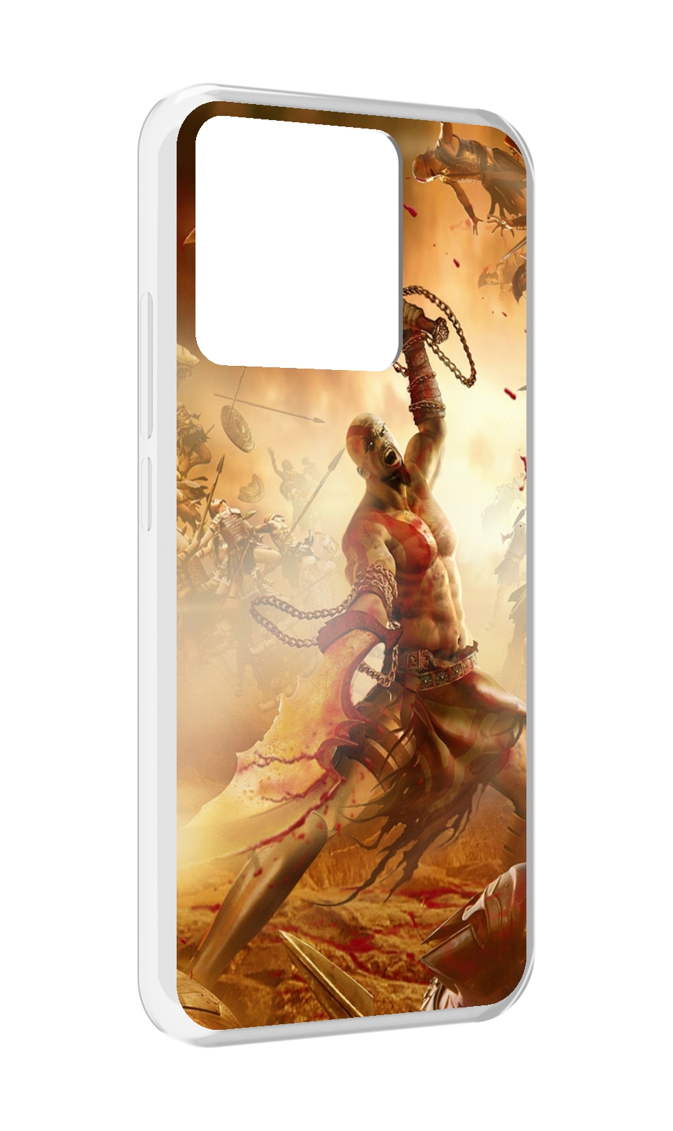 

Чехол MyPads Tocco для Xiaomi Redmi 10A God Of War III, Прозрачный, Tocco