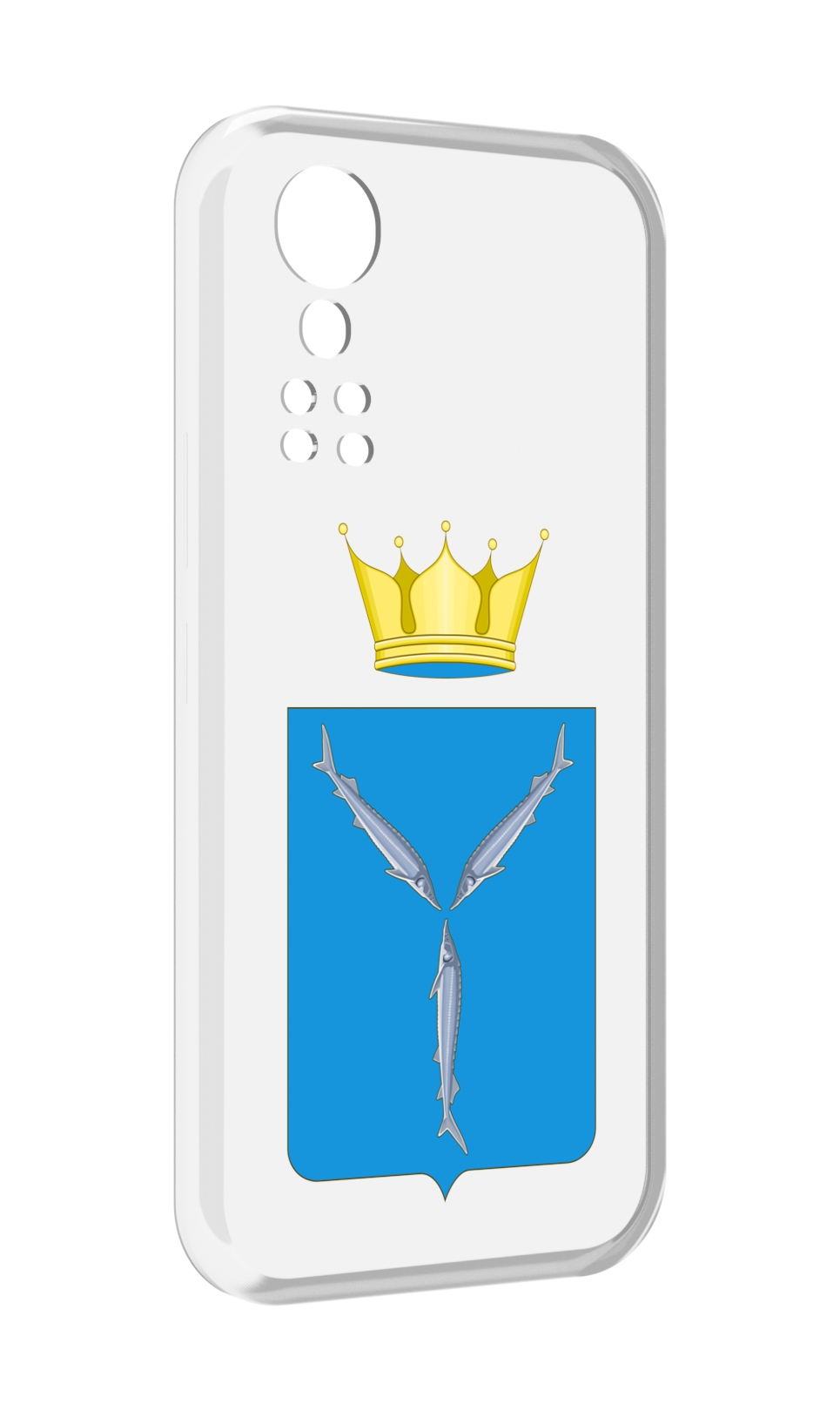 

Чехол MyPads герб-саратовская-область для ZTE Axon 30 5G / Axon 30S, Прозрачный, Tocco