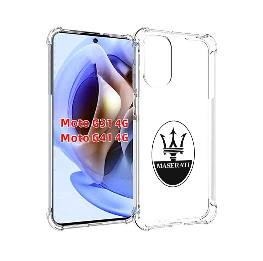 

Чехол Mypads Maserati 4 Для Motorola Moto G31 4G/G41 4G, Прозрачный, Tocco