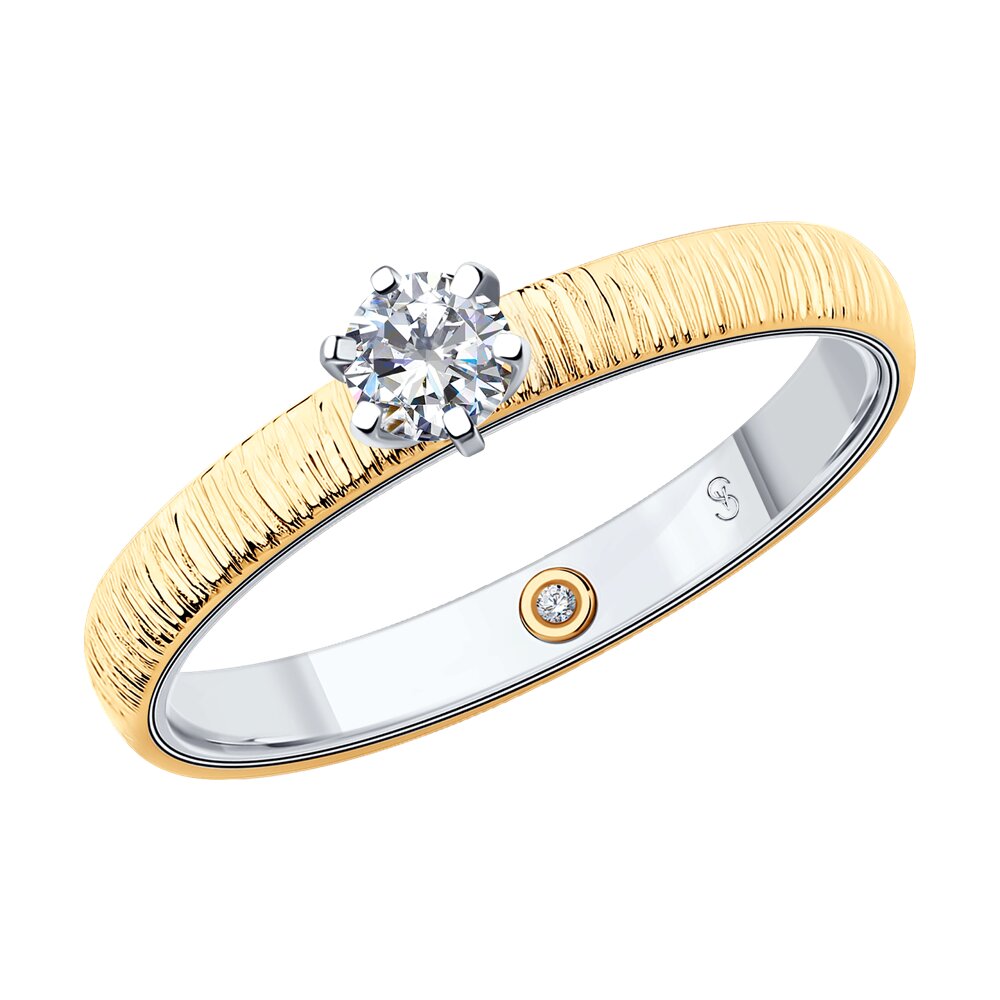 

Кольцо помолвочное из золота с бриллиантом р. 17 SOKOLOV Diamonds 1014005-06, 1014005-06