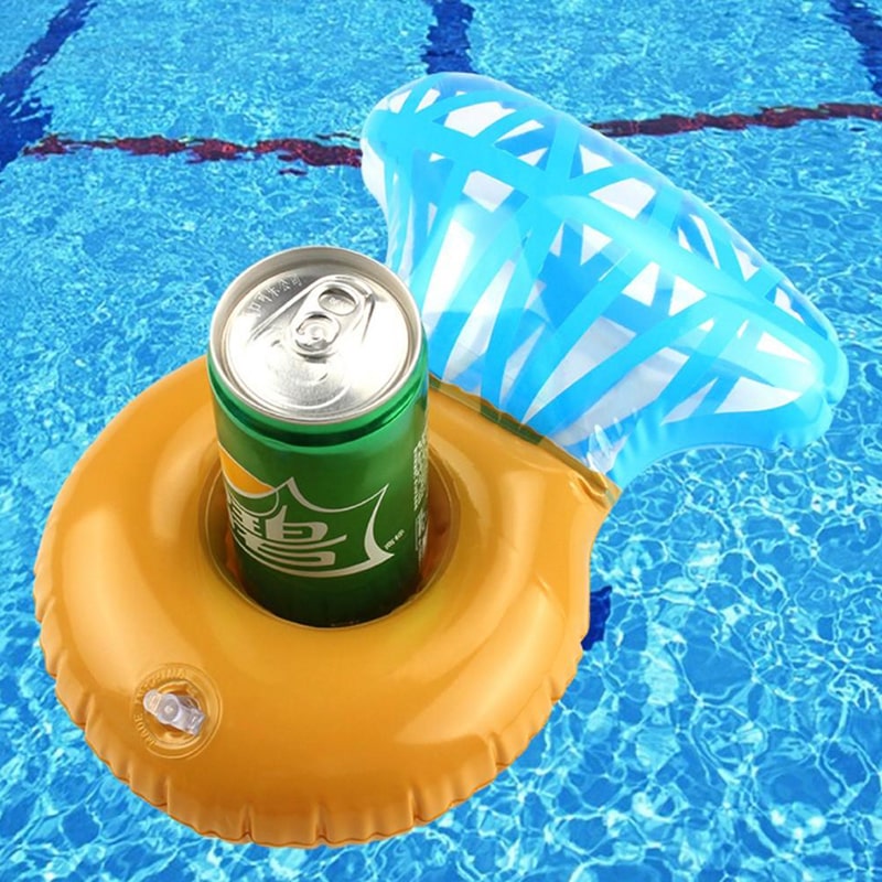 фото Пляжный надувной подстаканник для напитков в бассейн baziator кольцо с брилиантом
