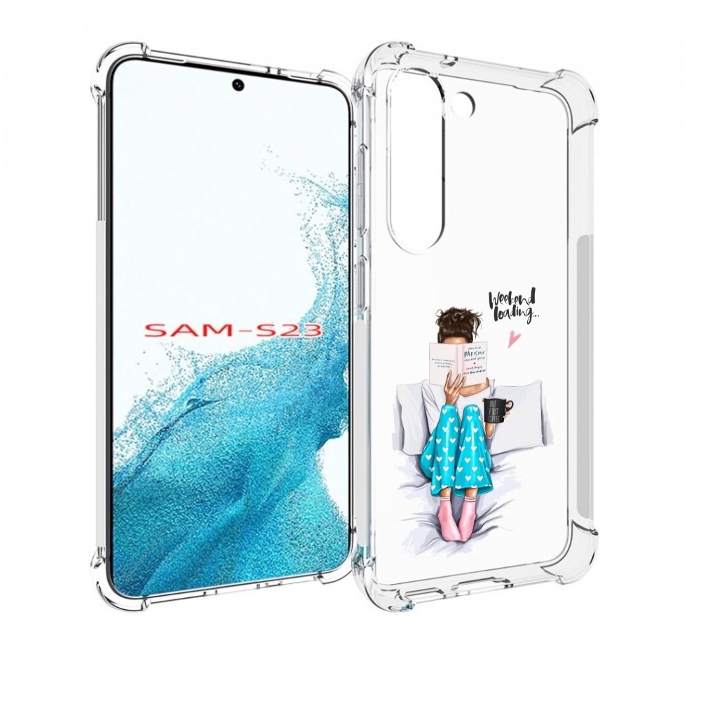 

Чехол MyPads Weekend-loading для Samsung Galaxy S23, Прозрачный, Tocco