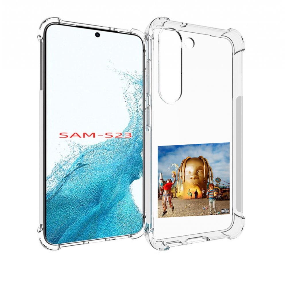 

Чехол MyPads Travis Scott - Astroworld для Samsung Galaxy S23, Прозрачный, Tocco