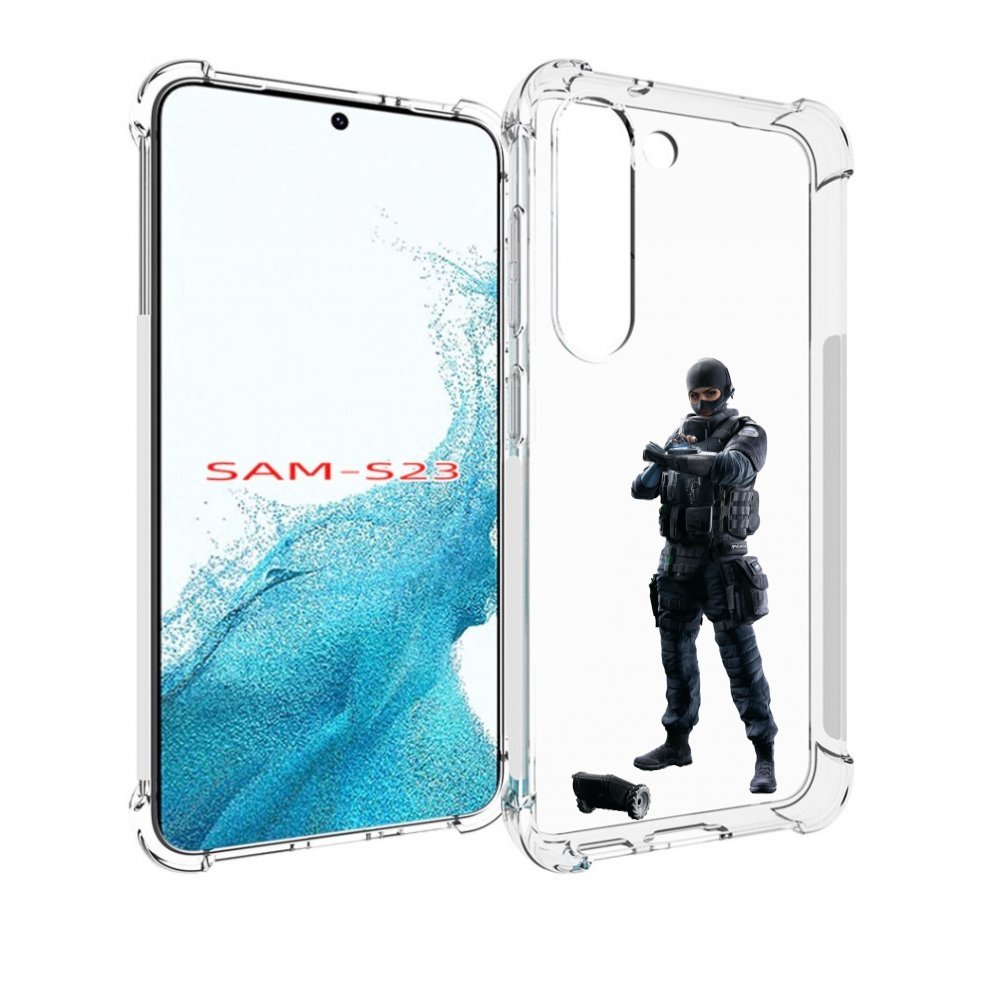 

Чехол Mypads Tom-Clancy'S-Rainbow-Six-1 Для Samsung Galaxy S23, Прозрачный, Tocco