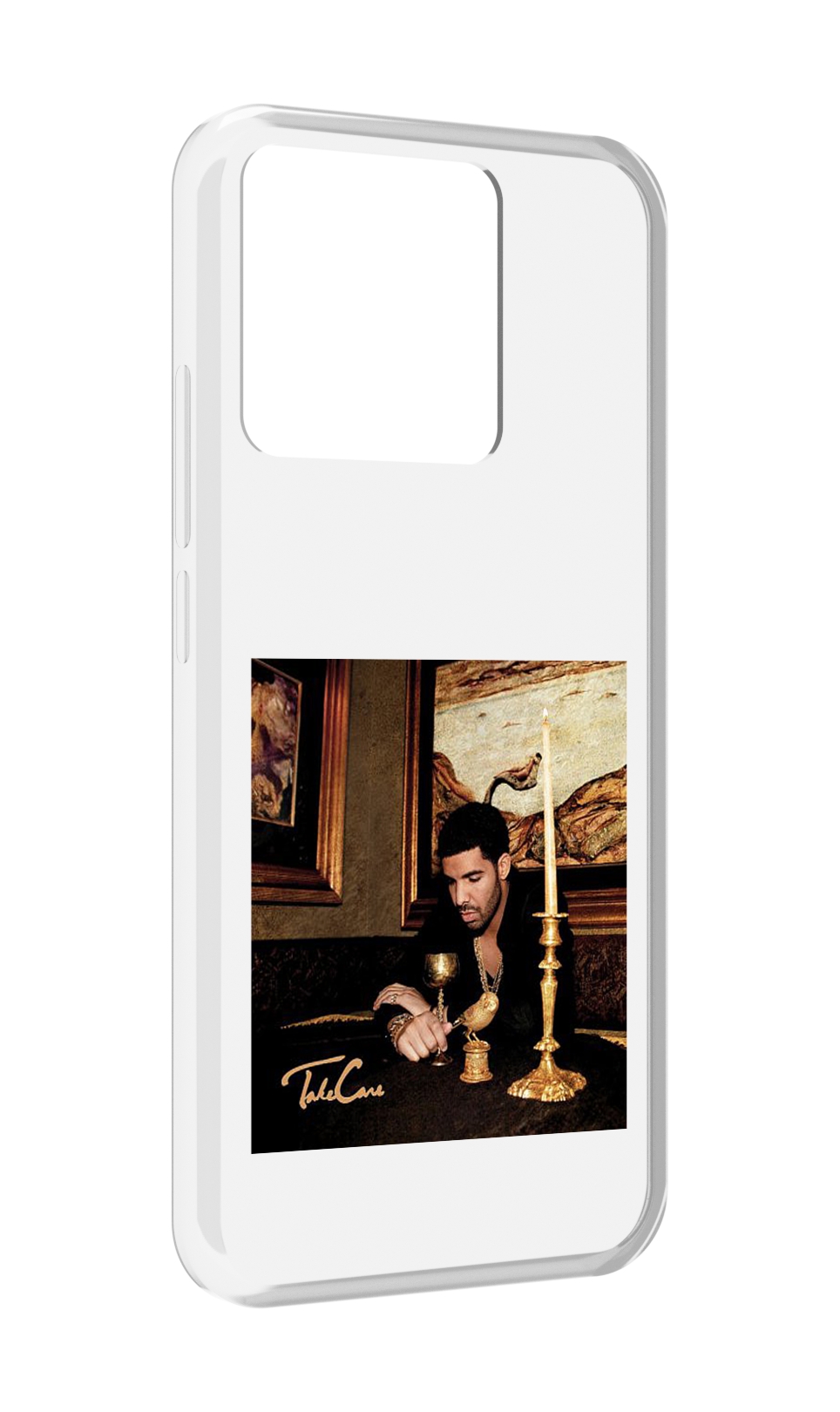 

Чехол MyPads Tocco для Xiaomi Redmi 10A Drake - Take Care, Прозрачный, Tocco