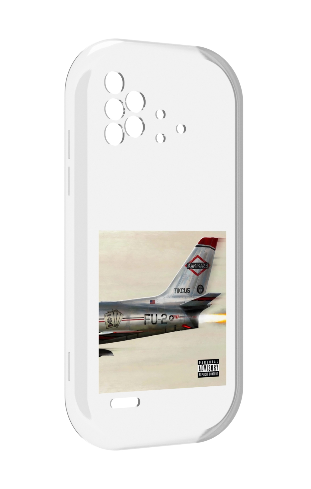 

Чехол MyPads KAMIKAZE Eminem для UMIDIGI Bison X10 / X10 Pro, Прозрачный, Tocco