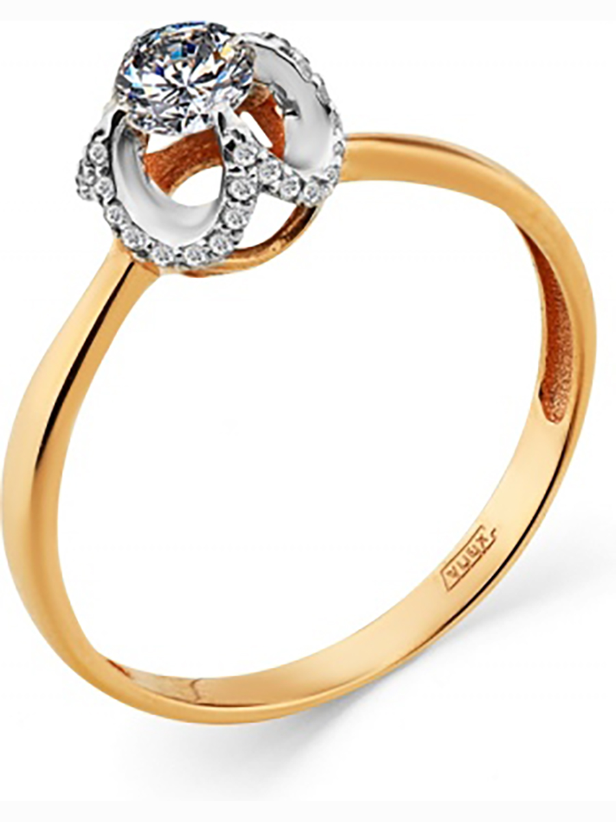 

Кольцо из красного золота с 37 фианитами р. 17,5 Master Brilliant 1000038, 1000038