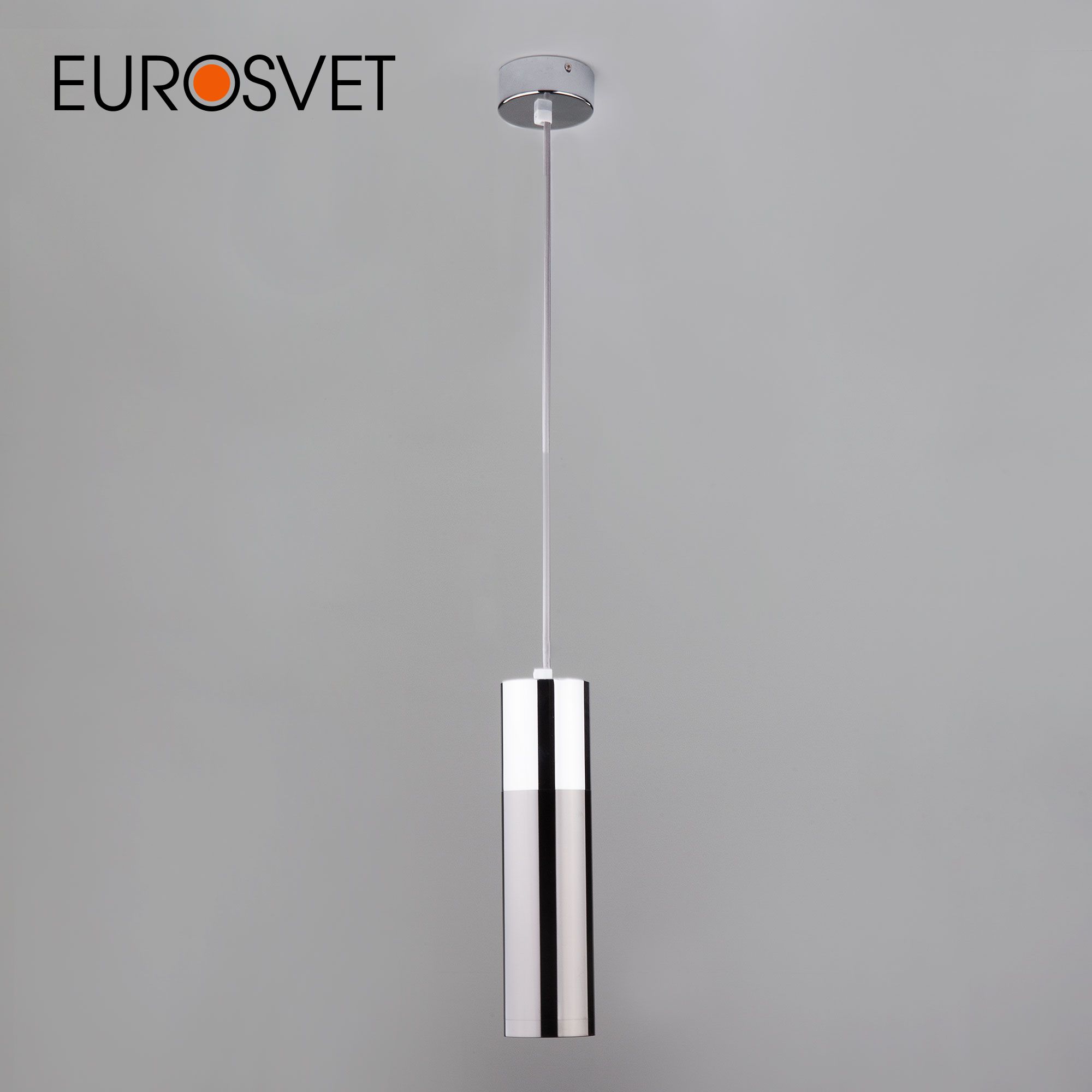 

Подвесной светильник Eurosvet Double Topper 50135/1 LED хром/черный жемчуг