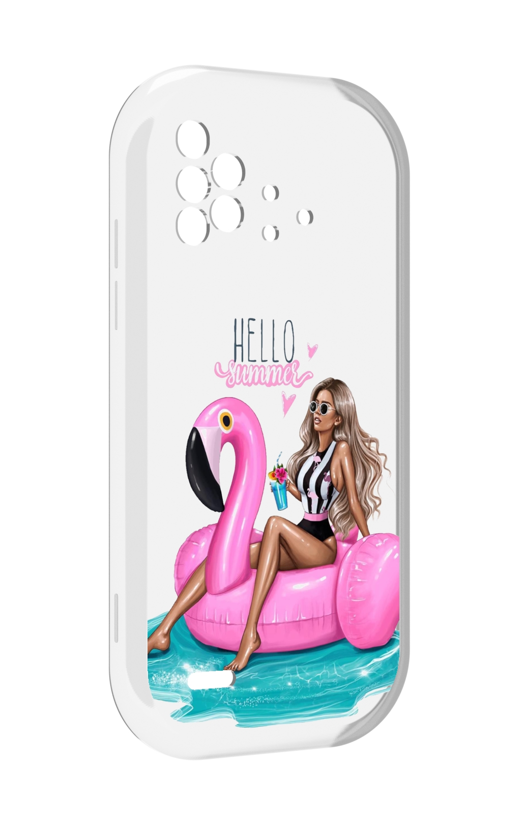 

Чехол MyPads Hello-summer для UMIDIGI Bison X10 / X10 Pro, Прозрачный, Tocco